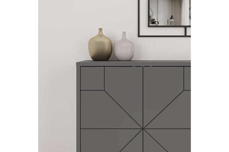 Dune Konsolipöytä 123 cm - Antrasiitti - Huonekalut - Pöytä & ruokailuryhmä - Apupöytä & sivupöytä - Konsolipöytä