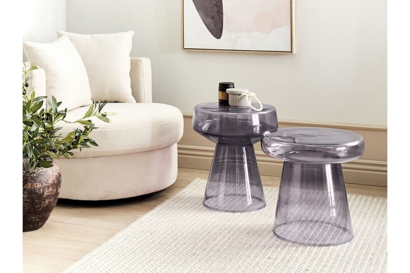 Dyanne Sivupöytä 39 cm - Harmaa - Huonekalut - Pöytä & ruokailuryhmä - Apupöytä & sivupöytä - Tarjotinpöytä & pikkupöytä