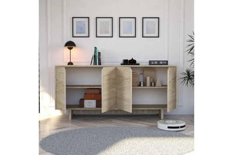 Edrion Konsolipöytä 180 cm - Luonnonväri - Huonekalut - Pöytä & ruokailuryhmä - Apupöytä & sivupöytä - Konsolipöytä