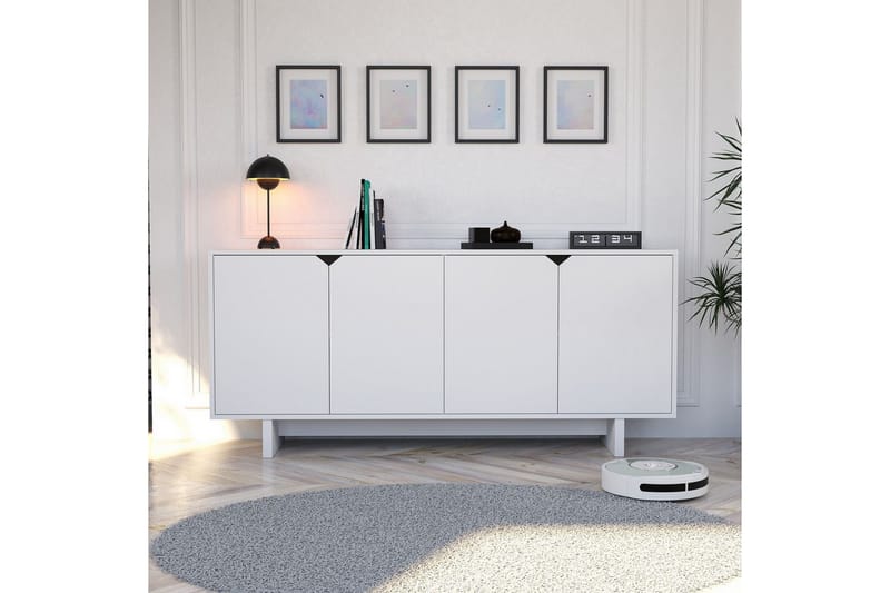 Edrion Konsolipöytä 180 cm - Valkoinen - Huonekalut - Pöytä & ruokailuryhmä - Apupöytä & sivupöytä - Konsolipöytä