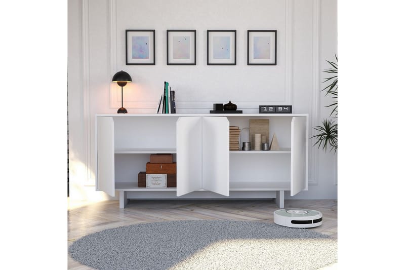 Edrion Konsolipöytä 180 cm - Valkoinen - Huonekalut - Pöytä & ruokailuryhmä - Apupöytä & sivupöytä - Konsolipöytä