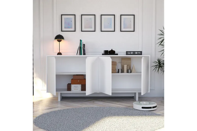 Edrion Konsolipöytä 180 cm - Valkoinen - Huonekalut - Pöytä & ruokailuryhmä - Apupöytä & sivupöytä - Konsolipöytä