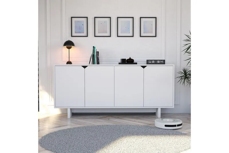 Edrion Konsolipöytä 180 cm - Valkoinen - Huonekalut - Pöytä & ruokailuryhmä - Apupöytä & sivupöytä - Konsolipöytä