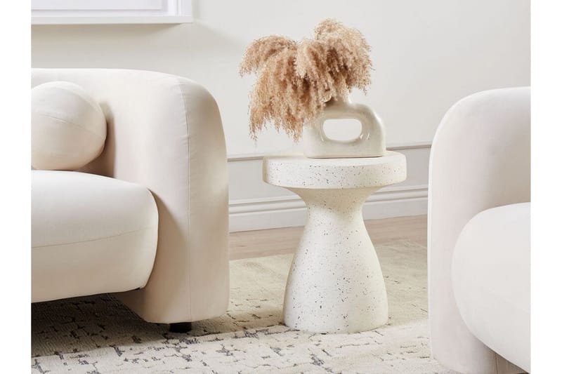 Faber Sivupöytä 39 cm - Valkoinen - Huonekalut - Pöytä & ruokailuryhmä - Apupöytä & sivupöytä - Tarjotinpöytä & pikkupöytä