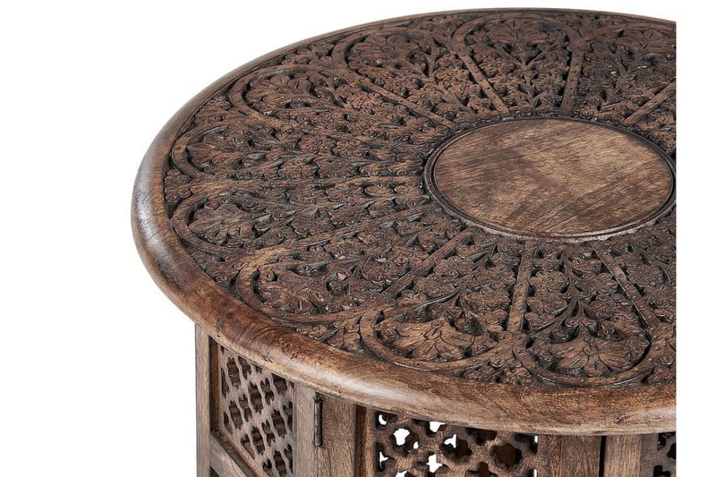 Fayola Sivupöytä 53 cm - Tumma puu - Huonekalut - Pöytä & ruokailuryhmä - Apupöytä & sivupöytä - Tarjotinpöytä & pikkupöytä