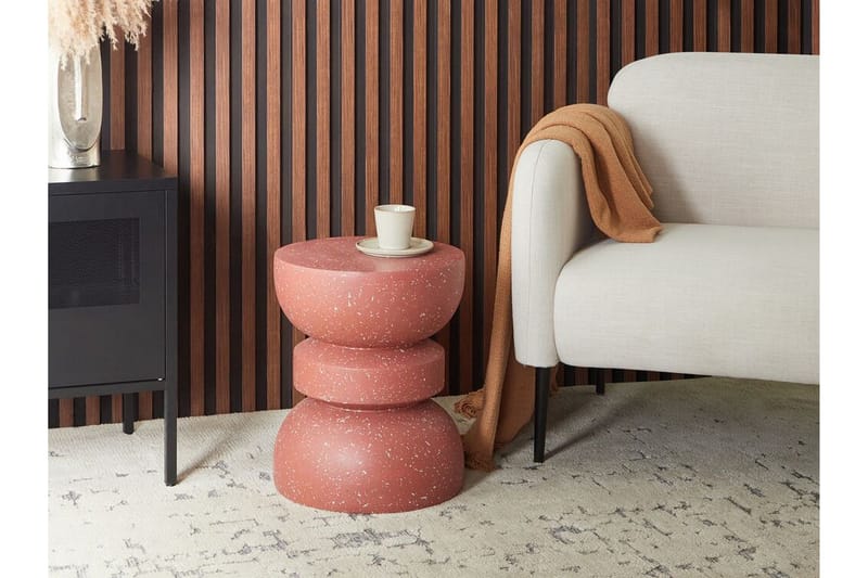 Felis Sivupöytä 37 cm - Punainen - Huonekalut - Pöytä & ruokailuryhmä - Apupöytä & sivupöytä - Tarjotinpöytä & pikkupöytä