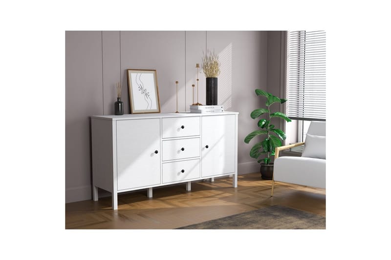 Fenric Konsolipöytä 150 cm - Luonnollinen/Valkoinen - Huonekalut - Pöytä & ruokailuryhmä - Apupöytä & sivupöytä - Konsolipöytä