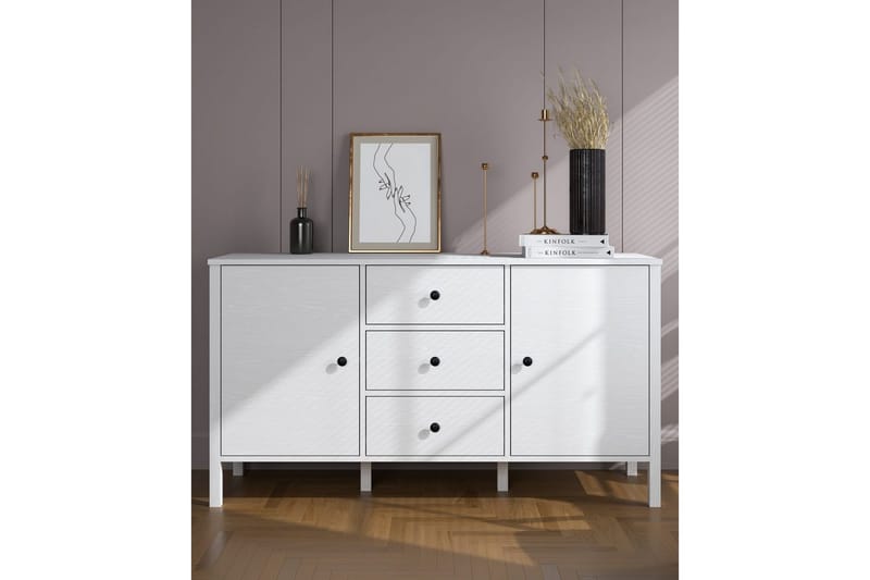 Fenric Konsolipöytä 150 cm - Luonnollinen/Valkoinen - Huonekalut - Pöytä & ruokailuryhmä - Apupöytä & sivupöytä - Konsolipöytä