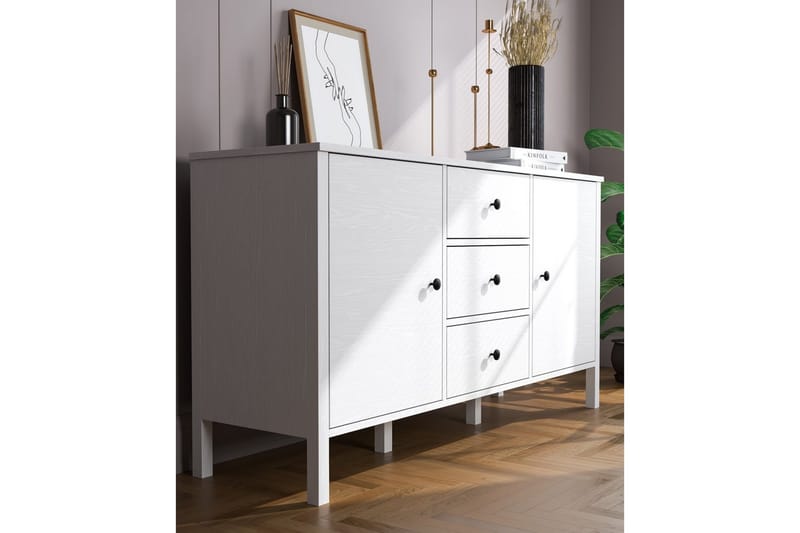 Fenric Konsolipöytä 150 cm - Luonnollinen/Valkoinen - Huonekalut - Pöytä & ruokailuryhmä - Apupöytä & sivupöytä - Konsolipöytä