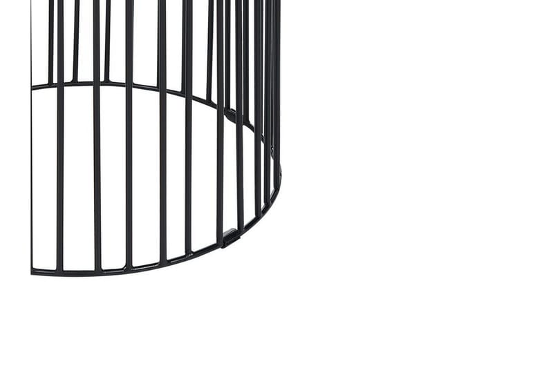 Ferron Sivupöytä 36 cm - Vaalea puu/Musta - Huonekalut - Pöytä & ruokailuryhmä - Apupöytä & sivupöytä - Tarjotinpöytä & pikkupöytä