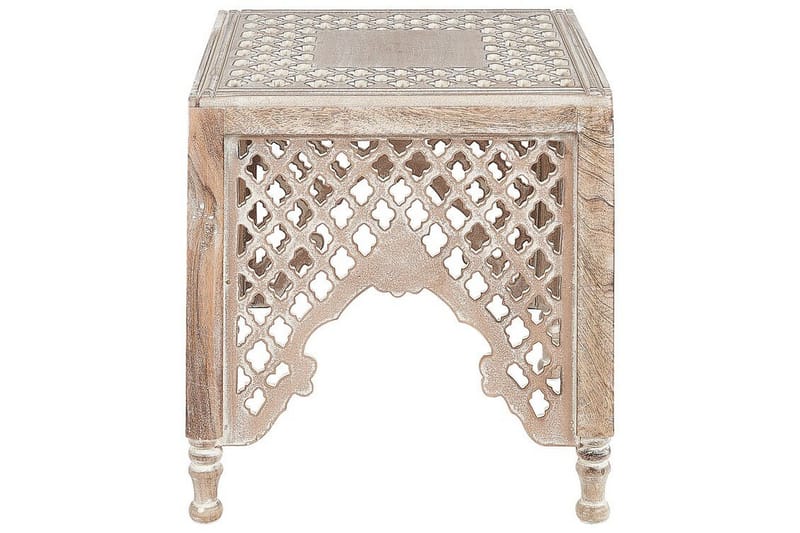 Filiberto Sivupöytä 40 cm - Vaalea puu - Huonekalut - Pöytä & ruokailuryhmä - Apupöytä & sivupöytä - Tarjotinpöytä & pikkupöytä