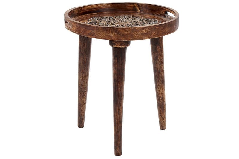 Finbar Pöytäsarja 40 cm - Tumma puu - Huonekalut - Pöytä & ruokailuryhmä - Apupöytä & sivupöytä - Sarjapöytä