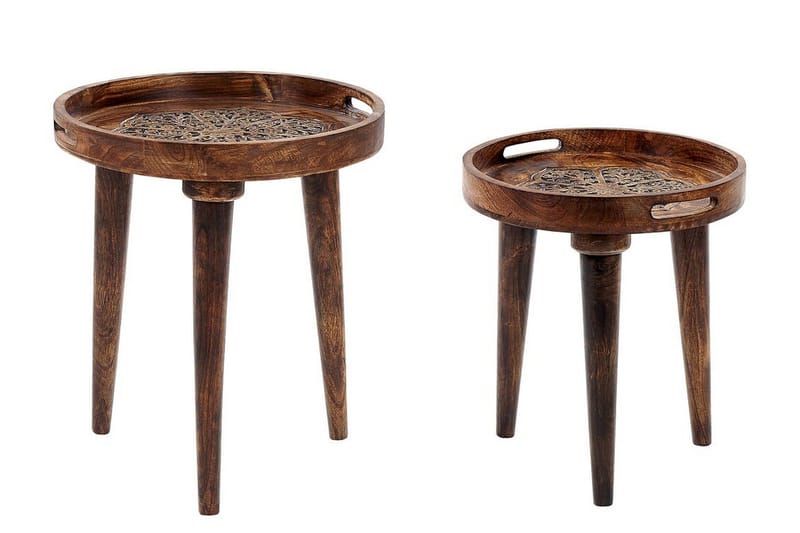 Finbar Pöytäsarja 40 cm, Tumma puu