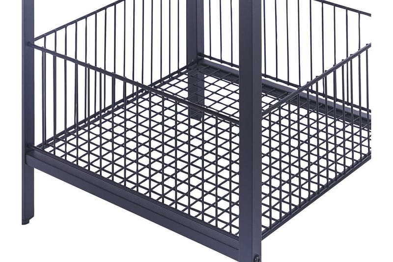 Fintan Sivupöytä 40 cm - Musta/Tumma puu - Huonekalut - Pöytä & ruokailuryhmä - Apupöytä & sivupöytä - Tarjotinpöytä & pikkupöytä