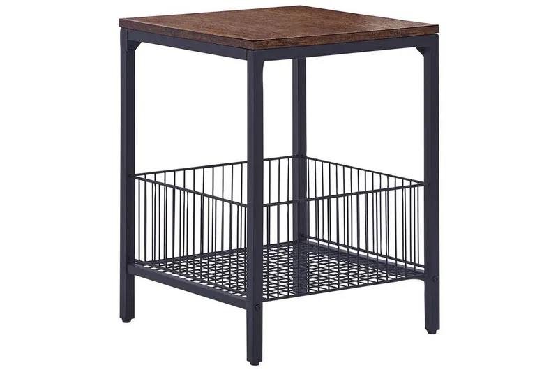 Fintan Sivupöytä 40 cm, Musta/Tumma puu