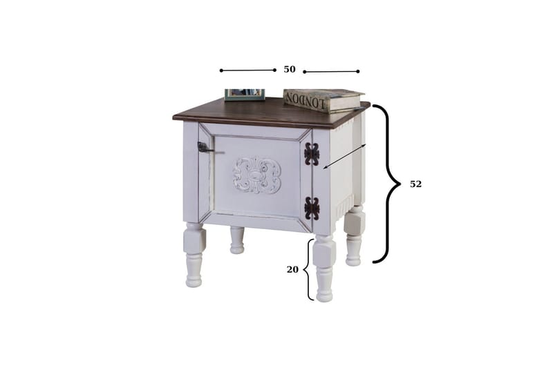 Floris Yöpöytä - Huonekalut - Pöytä & ruokailuryhmä - Apupöytä & sivupöytä - Yöpöytä