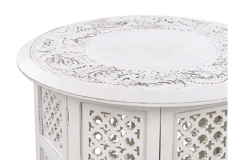 Freya Sivupöytä 53 cm - Valkoinen - Huonekalut - Pöytä & ruokailuryhmä - Apupöytä & sivupöytä - Tarjotinpöytä & pikkupöytä