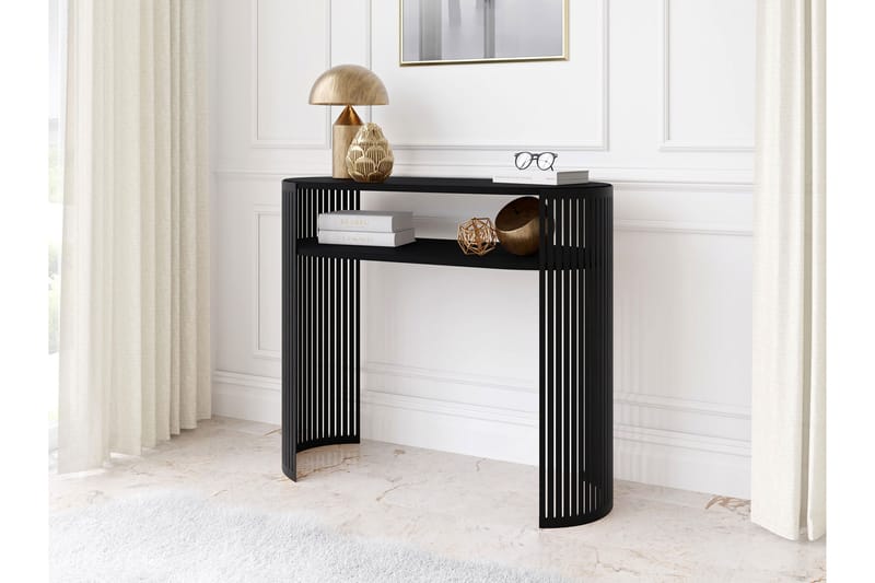 Friend Konsolipöytä 100 cm - Musta - Huonekalut - Pöytä & ruokailuryhmä - Apupöytä & sivupöytä - Konsolipöytä