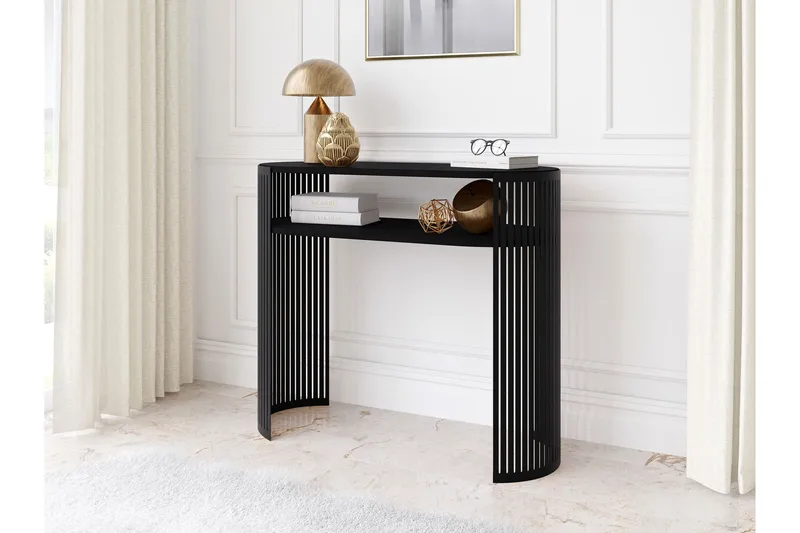 Friend Konsolipöytä 100 cm - Musta - Huonekalut - Pöytä & ruokailuryhmä - Apupöytä & sivupöytä - Konsolipöytä