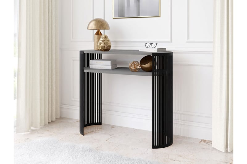 Friend Konsolipöytä 100 cm - Musta/Harmaa - Huonekalut - Pöytä & ruokailuryhmä - Apupöytä & sivupöytä - Konsolipöytä