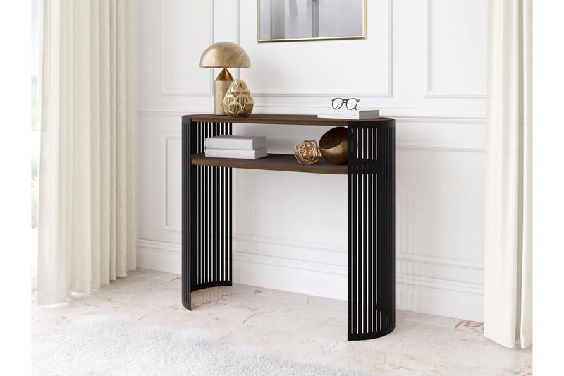 Friend Konsolipöytä 100 cm - Musta/Ruskea - Huonekalut - Pöytä & ruokailuryhmä - Apupöytä & sivupöytä - Konsolipöytä