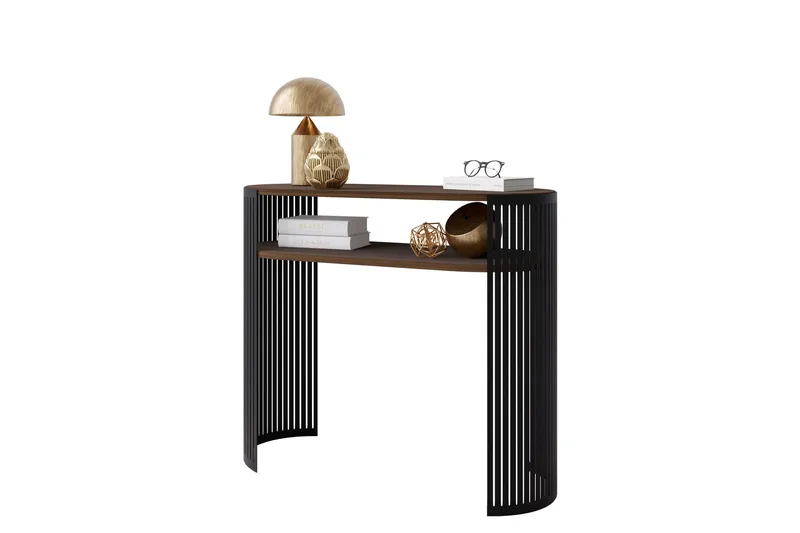 Friend Konsolipöytä 100 cm - Musta/Ruskea - Huonekalut - Pöytä & ruokailuryhmä - Apupöytä & sivupöytä - Konsolipöytä