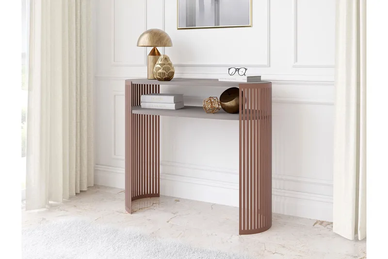 Friend Konsolipöytä 100 cm - Rosa/Harmaa - Huonekalut - Pöytä & ruokailuryhmä - Apupöytä & sivupöytä - Konsolipöytä