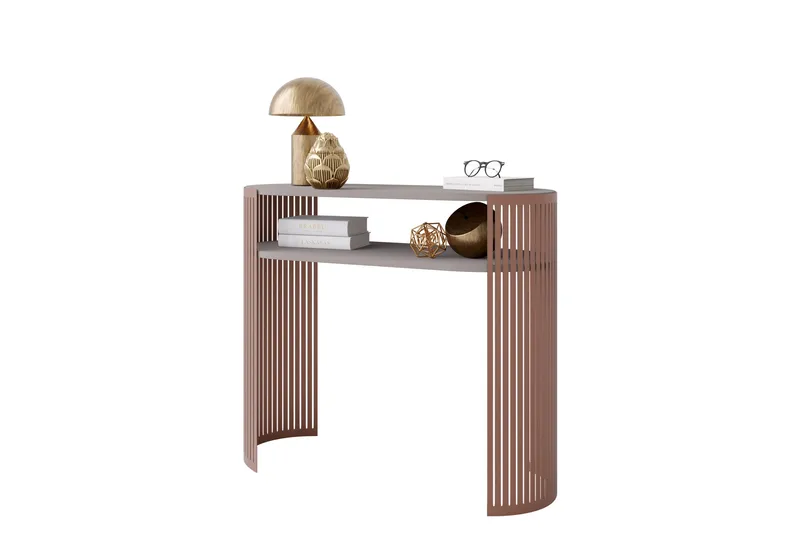 Friend Konsolipöytä 100 cm - Rosa/Harmaa - Huonekalut - Pöytä & ruokailuryhmä - Apupöytä & sivupöytä - Konsolipöytä