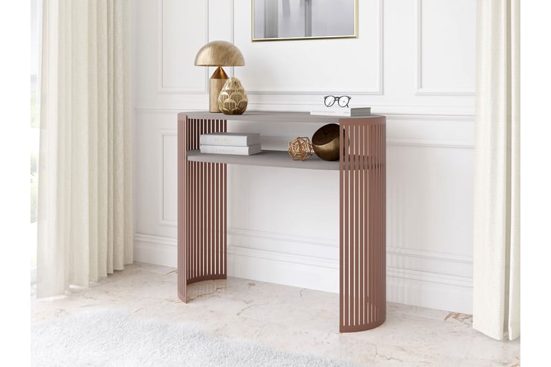 Friend Konsolipöytä 100 cm - Rosa/Harmaa - Huonekalut - Pöytä & ruokailuryhmä - Apupöytä & sivupöytä - Konsolipöytä