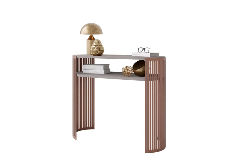 Friend Konsolipöytä 100 cm - Rosa/Harmaa - Huonekalut - Pöytä & ruokailuryhmä - Apupöytä & sivupöytä - Konsolipöytä