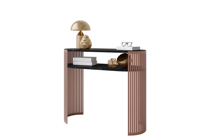 Friend Konsolipöytä 100 cm, Rosa/Musta