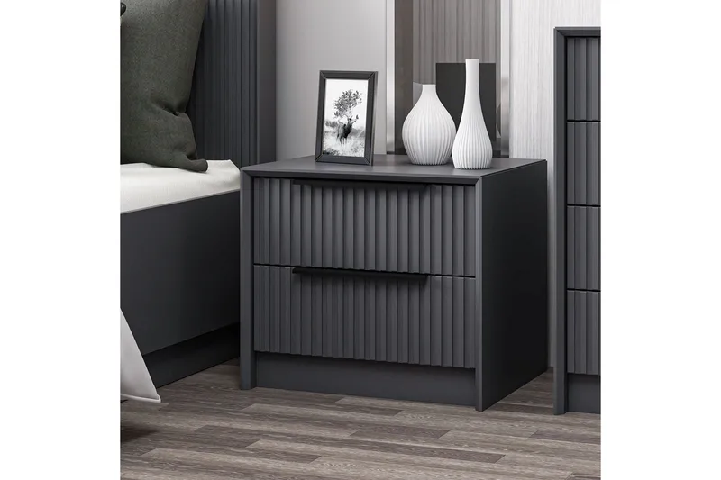 Fruitland Yöpöytä 45 cm, Antrasiitti