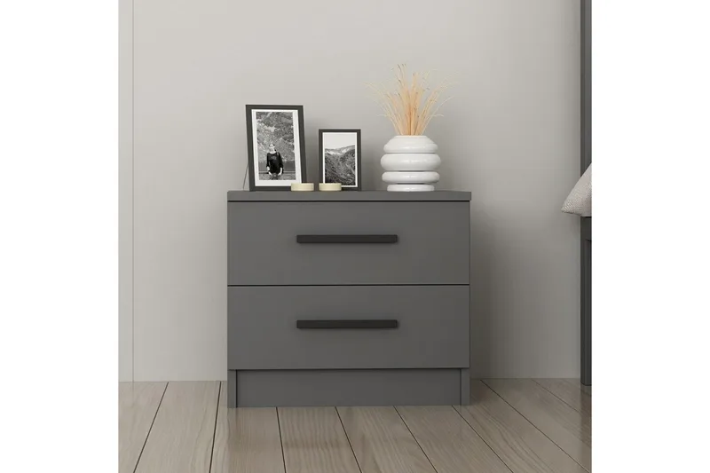 Fruitland Yöpöytä 50 cm - Antrasiitti - Huonekalut - Pöytä & ruokailuryhmä - Apupöytä & sivupöytä - Yöpöytä