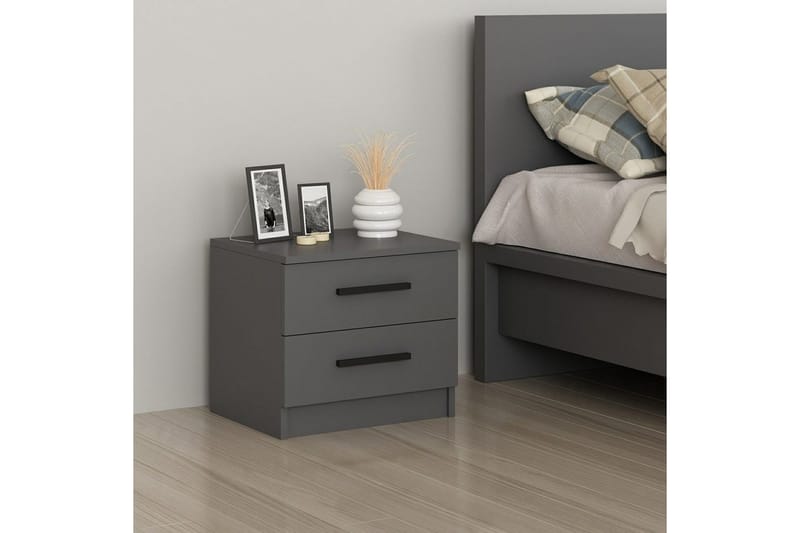 Fruitland Yöpöytä 50 cm - Antrasiitti - Huonekalut - Pöytä & ruokailuryhmä - Apupöytä & sivupöytä - Yöpöytä