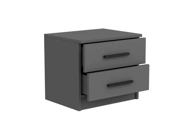 Fruitland Yöpöytä 50 cm - Antrasiitti - Huonekalut - Pöytä & ruokailuryhmä - Apupöytä & sivupöytä - Yöpöytä