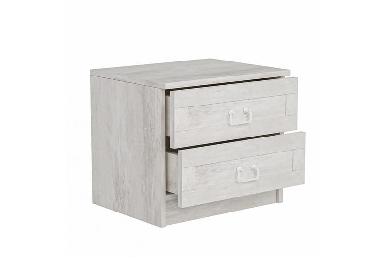 Fruitland Yöpöytä 54 cm - Valkoinen - Huonekalut - Pöytä & ruokailuryhmä - Apupöytä & sivupöytä - Yöpöytä