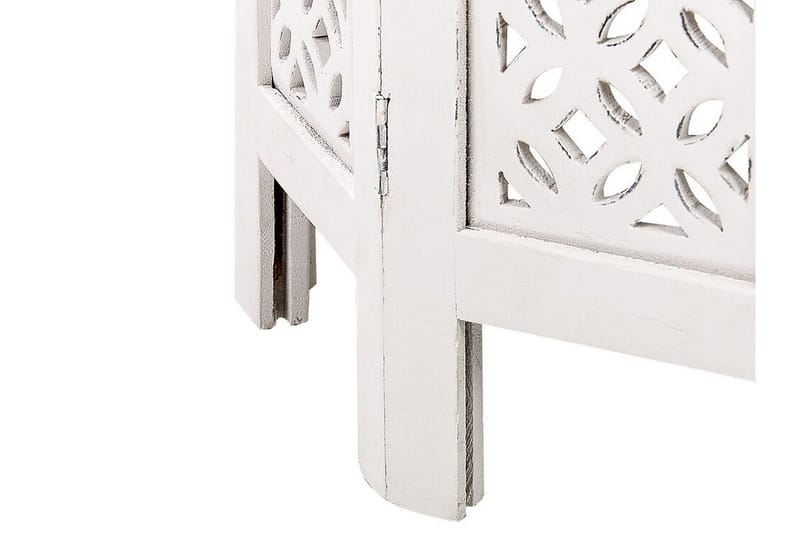 Garry Sivupöytä 44 cm - Valkoinen/Harmaa/Vaalea puu - Huonekalut - Pöytä & ruokailuryhmä - Apupöytä & sivupöytä - Tarjotinpöytä & pikkupöytä