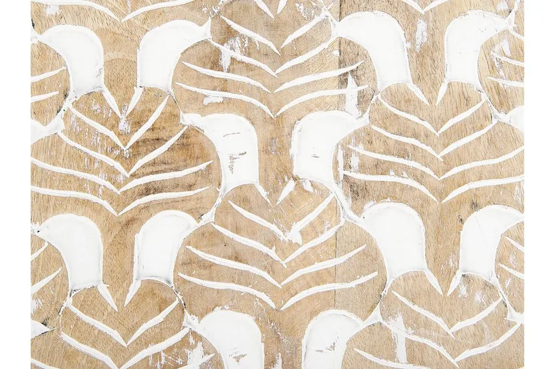 Gazelle Pöytäsarja 46 cm - Vaalea puu/Valkoinen - Huonekalut - Pöytä & ruokailuryhmä - Apupöytä & sivupöytä - Sarjapöytä