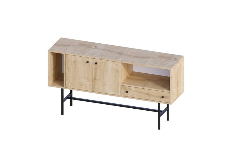 Grayce Konsolipöytä 150 cm, Tammi/Musta