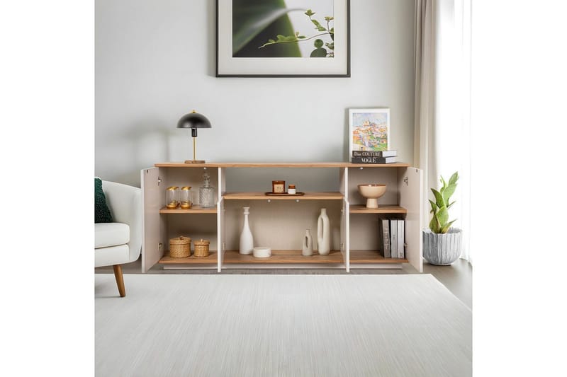 Hano Konsolipöytä 180 cm - Luonnonväri - Huonekalut - Pöytä & ruokailuryhmä - Apupöytä & sivupöytä - Konsolipöytä