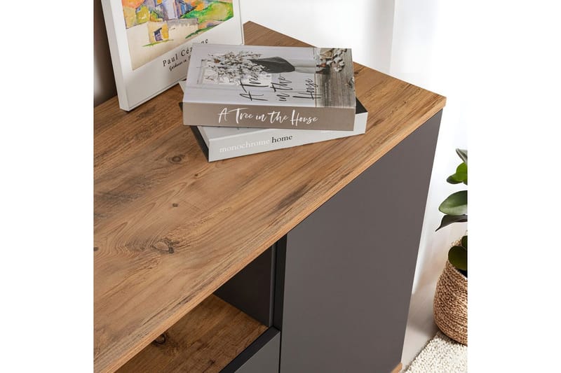 Hano Konsolipöytä 180 cm - Luonnonväri/Antrasiitti - Huonekalut - Pöytä & ruokailuryhmä - Apupöytä & sivupöytä - Konsolipöytä
