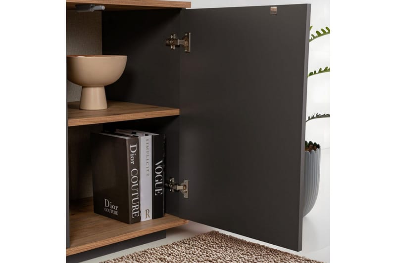 Hano Konsolipöytä 180 cm - Luonnonväri/Antrasiitti - Huonekalut - Pöytä & ruokailuryhmä - Apupöytä & sivupöytä - Konsolipöytä