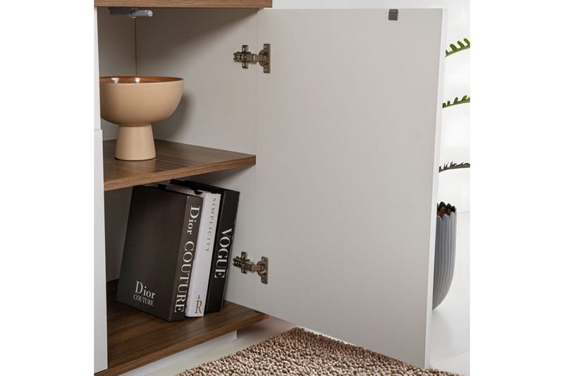 Hano Konsolipöytä 180 cm - Luonnonväri/Valkoinen - Huonekalut - Pöytä & ruokailuryhmä - Apupöytä & sivupöytä - Konsolipöytä