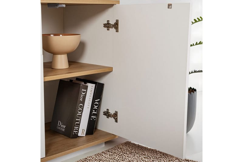 Hano Konsolipöytä 180 cm - Luonnonväri/Valkoinen - Huonekalut - Pöytä & ruokailuryhmä - Apupöytä & sivupöytä - Konsolipöytä