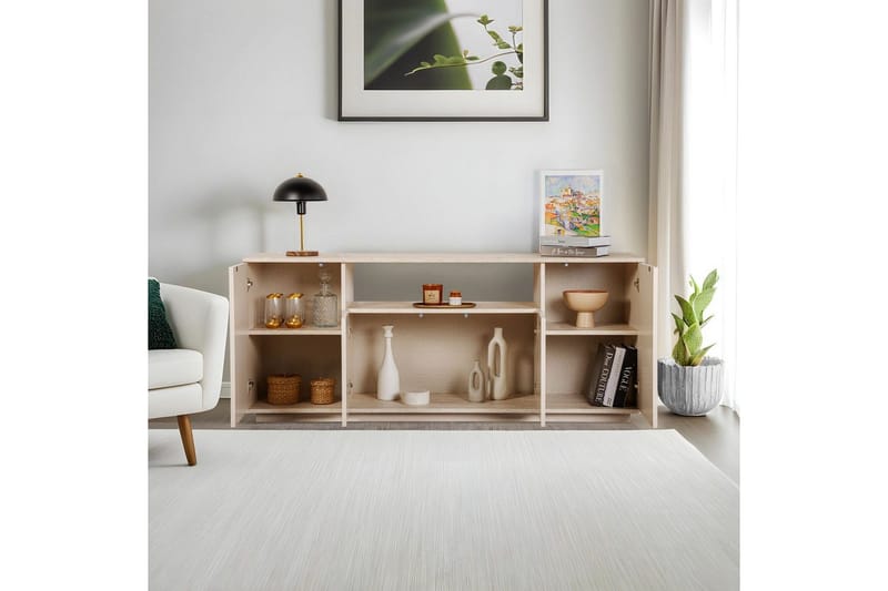 Hano Konsolipöytä 180 cm - Tummanharmaa - Huonekalut - Pöytä & ruokailuryhmä - Apupöytä & sivupöytä - Konsolipöytä