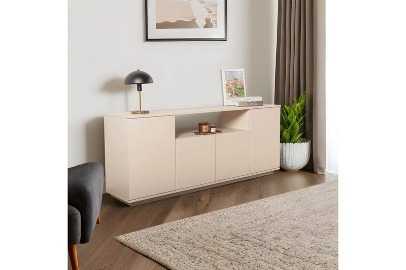 Hano Konsolipöytä 180 cm - Tummanharmaa - Huonekalut - Pöytä & ruokailuryhmä - Apupöytä & sivupöytä - Konsolipöytä