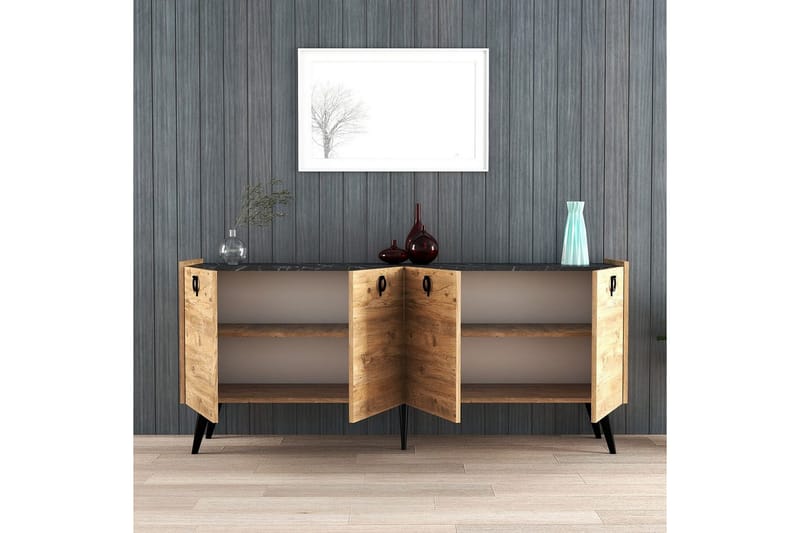 Harli Konsolipöytä 180 cm - Luonnonväri - Huonekalut - Pöytä & ruokailuryhmä - Apupöytä & sivupöytä - Konsolipöytä