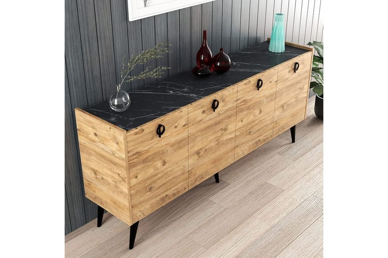 Harli Konsolipöytä 180 cm - Luonnonväri - Huonekalut - Pöytä & ruokailuryhmä - Apupöytä & sivupöytä - Konsolipöytä