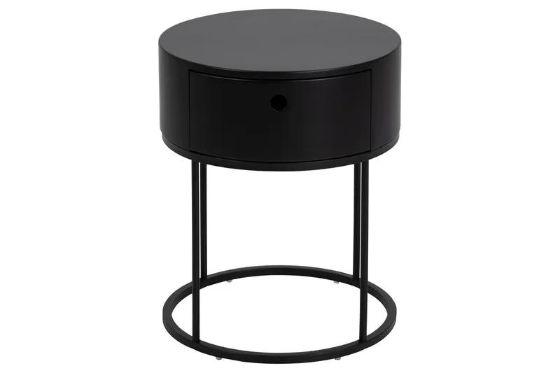 Hastane Yöpöytä 40 cm - Musta - Huonekalut - Pöytä & ruokailuryhmä - Apupöytä & sivupöytä - Yöpöytä