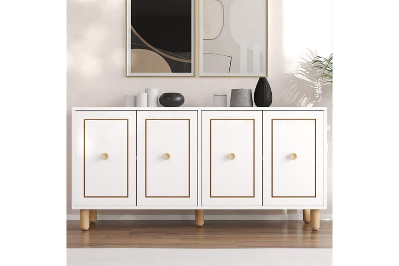 Hearst Konsolipöytä 150 cm - Valkoinen - Huonekalut - Pöytä & ruokailuryhmä - Apupöytä & sivupöytä - Konsolipöytä